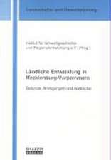 Ländliche Entwicklung in Mecklenburg-Vorpommern