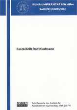 Festschrift Rolf Kindmann