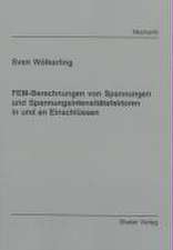 FEM-Berechnungen von Spannungen und Spannungsintensitätsfaktoren in und an Einschlüssen