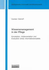 Wissensmanagement in der Pflege