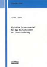 Hybrides Prozessmodell für das Tiefschweißen mit Laserstrahlung