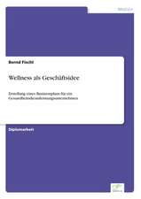 Wellness als Geschäftsidee