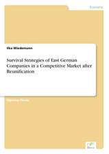 Survival Strategies of East German Companies in a Competitive Market After Reunification