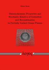 Thermodynamic Properties and Stochastic Kinetics of Ionization and Recombination in Partially Ionized Dense Plasma