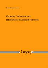 Company Valuation and Information in Analyst Forecasts