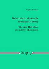 Relativistic Electronic Transport Theory