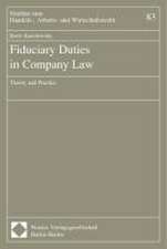 Fiduciary Duties in Company Law