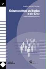 Kleinunternehmen Und Banken in Der Krise: Produktive Konfliktbeilegung Durch Recht