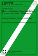 Beweissicherung im gewerblichen Rechtsschutz und Urheberrecht