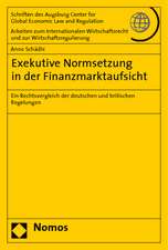 Exekutive Normsetzung in der Finanzmarktaufsicht