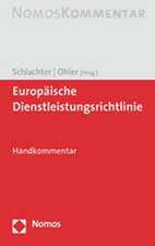 Europäische Dienstleistungsrichtlinie