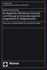 Der Begriff der öffentlichen Sicherheit und Ordnung im Einwanderungsrecht ausgewählter EU-Mitgliedstaaten