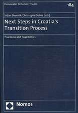 Next Steps in Croatia's Transition Process