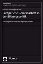 Europäische Gemeinschaft in der Bildungspolitik