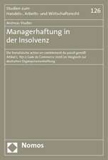 Managerhaftung in der Insolvenz