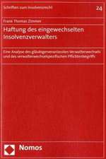 Haftung des eingewechselten Insolvenzverwalters