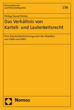 Das Verhältnis von Kartell- und Lauterkeitsrecht