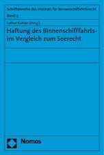 Haftung des Binnenschifffahrts- im Vergleich zum Seerecht