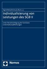 Individualisierung von Leistungen des SGB II