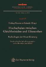 Hochschulen zwischen Gleichheitsidee und Elitestreben