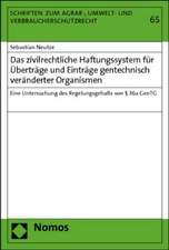 Das zivilrechtliche Haftungssystem für Überträge und Einträge gentechnisch veränderter Organismen