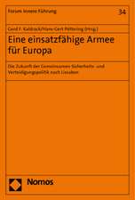 Eine einsatzfähige Armee für Europa