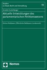 Aktuelle Entwicklungen des parlamentarischen Petitionswesens