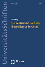 Die Realisierbarkeit des Föderalismus in China