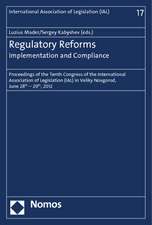 Regulatory Reforms - Implementation and Compliance