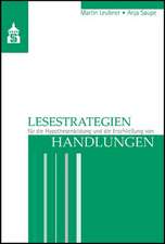 Lesestrategien für die Hypothesenbildung und die Erschließung von Handlungen