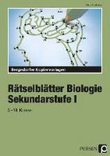 Rätselblätter Biologie