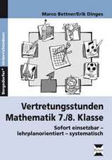 Vertretungsstunden Mathematik. 7. und 8. Klasse