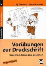 Vorübungen zur Druckschrift