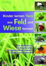 Kinder lernen Tiere aus Feld und Wiese kennen