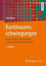 Kontinuumsschwingungen: Vom einfachen Strukturmodell zum komplexen Mehrfeldsystem