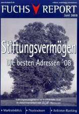 Stiftungsvermögen: Die besten Adressen '08