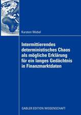 Intermittierendes deterministisches Chaos als mögliche Erklärung für ein langes Gedächtnis in Finanzmarktdaten