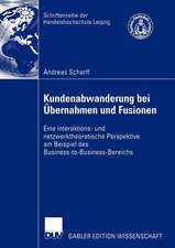 Kundenabwanderung bei Übernahmen und Fusionen: Eine interaktions- und netzwerktheoretische Perspektive am Beispiel des Business-to-Business-Bereichs