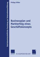 Businessplan und Markterfolg eines Geschäftskonzepts