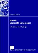 Interne Corporate Governance: Entwicklung einer Typologie