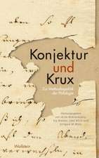 Konjektur und Krux