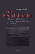 'ins Sprachdunkle'