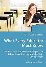 What Every Educator Must Know