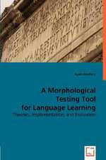 A Morphological Testing Tool for Language Learning