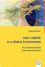 Lean Logistic in a Global Environment