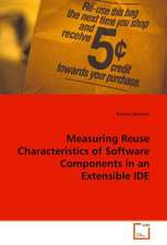 Measuring Reuse Characteristics of Software Components in an Extensible IDE