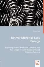 Deliver more for less Energy