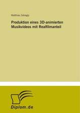 Produktion Eines 3D-Animierten Musikvideos Mit Realfilmanteil: Frank McGuinness - Anne Devlin - Roddy Doyle - Vincent Woods