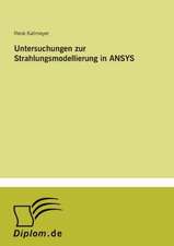 Untersuchungen Zur Strahlungsmodellierung in Ansys: A New Market Opportunity for Eappeals LLC