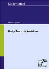 Hedge Funds ALS Assetklasse